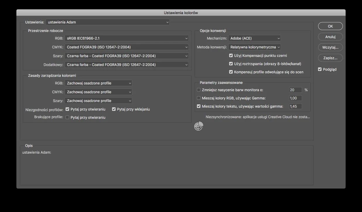Jak zmienić RGB na CMYK w Photoshopie bez utraty jakości kolorów